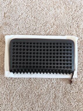 Christian Louboutin Panettone Leather Spike Wallet